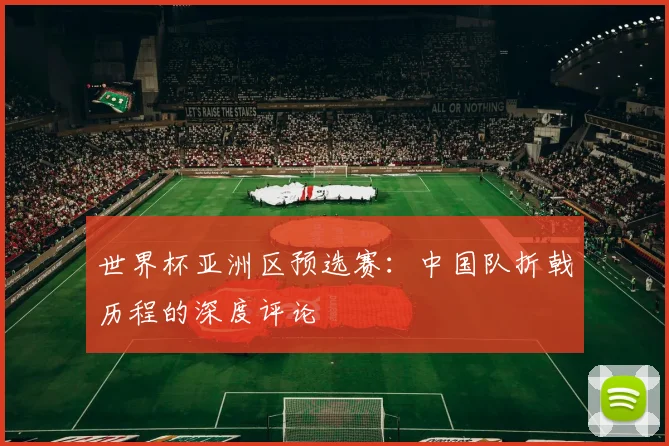 世界杯亚洲区预选赛：中国队折戟历程的深度评论