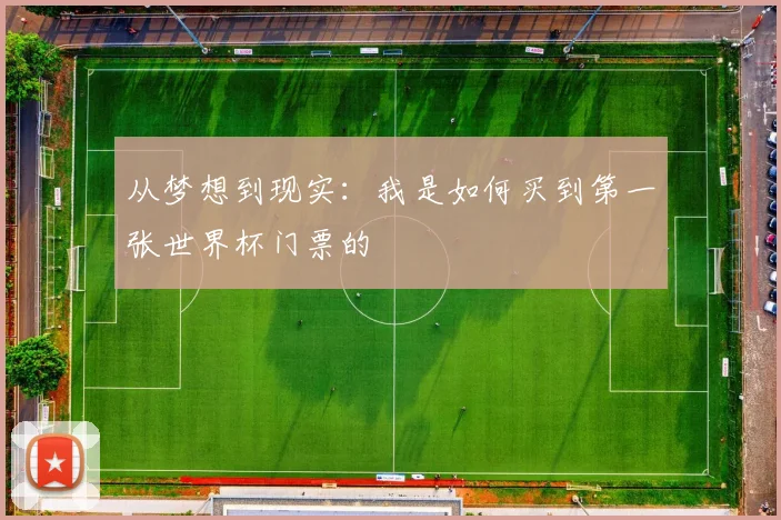 从梦想到现实：我是如何买到第一张世界杯门票的